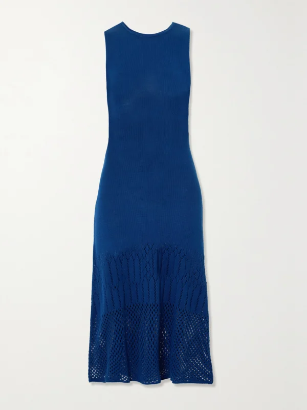 Escvdo Tondero Organic Pima Cotton Midi Dress