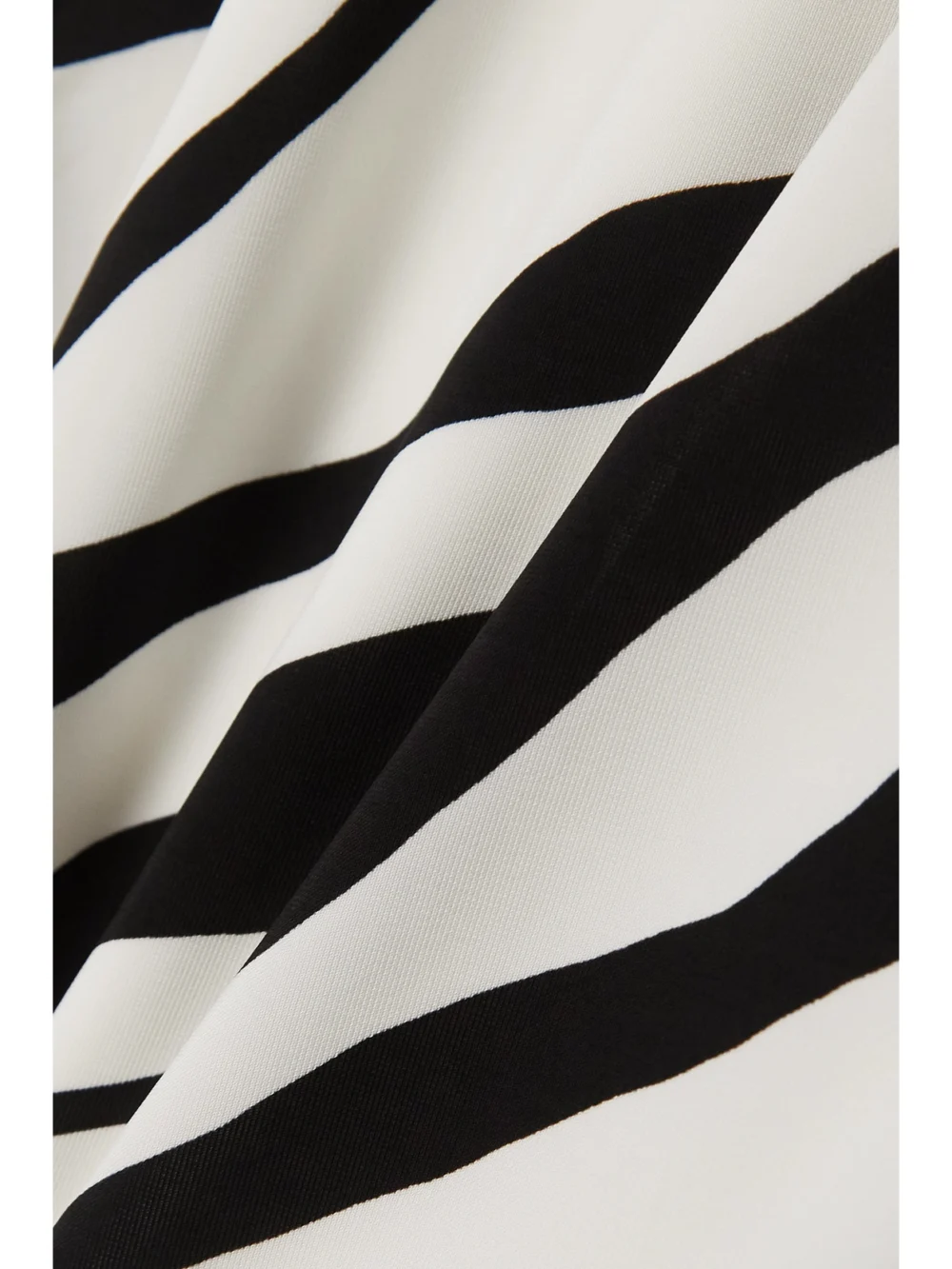 Close-up detail of the Et Ochs Eleanor Cutout Ruched Zebra-print Stretch-jersey Midi Dress
