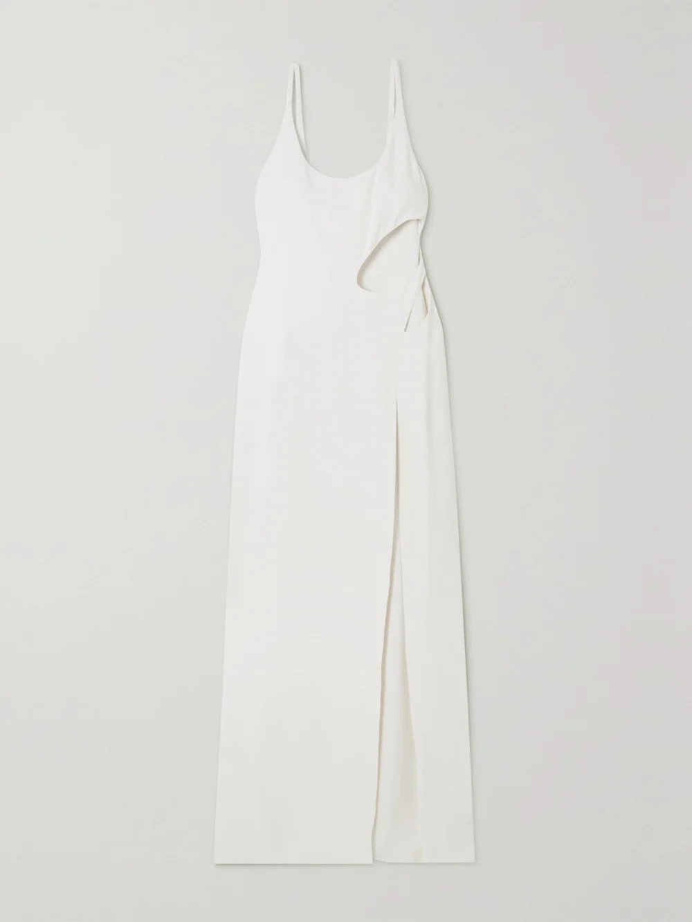 Et Ochs Rowena Cutout Cady Gown in ivory