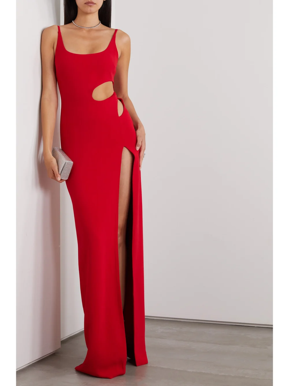Et Ochs Rowena Cutout Cady Gown, worn by a model