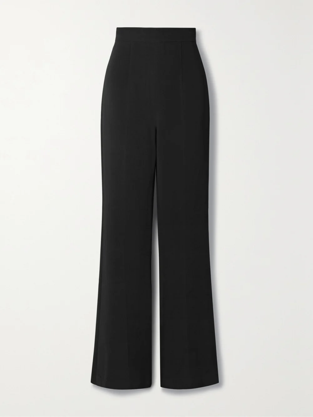 Et Ochs Stretch-cady Flared Pants in black