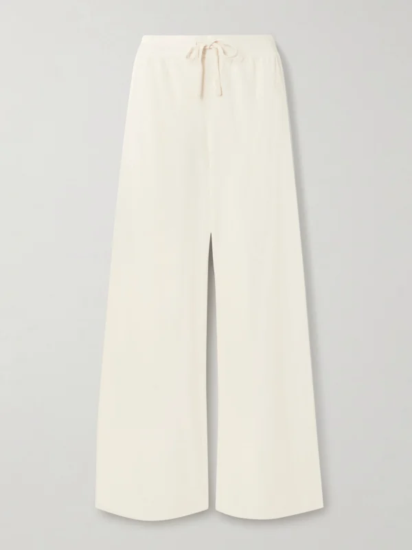 Éterne Wide-leg Cotton-jersey Sweatpants