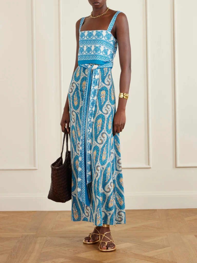 Etro Paisley-print Jersey Maxi Dress