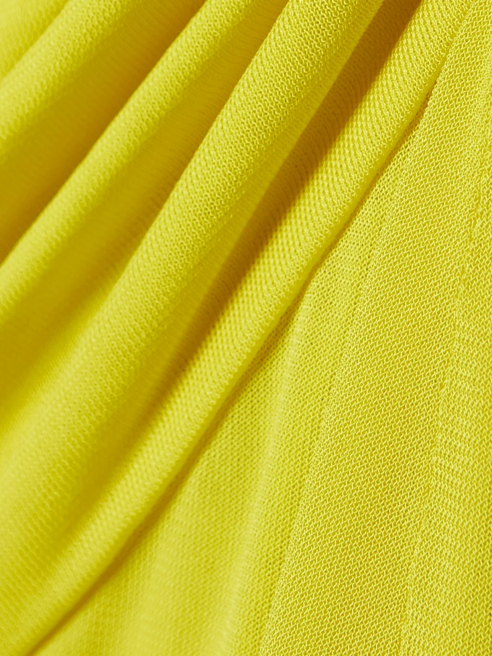 Close-up detail of the Etro Ruched Jersey Halterneck Maxi Dress