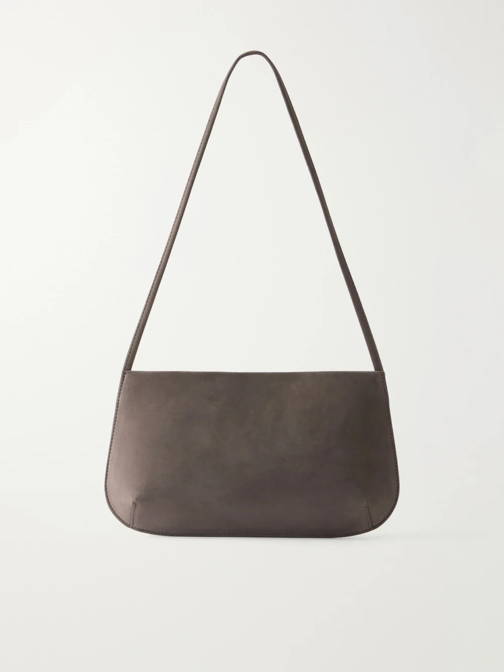 Fane Bra Nubuck Shoulder Bag in dark brown