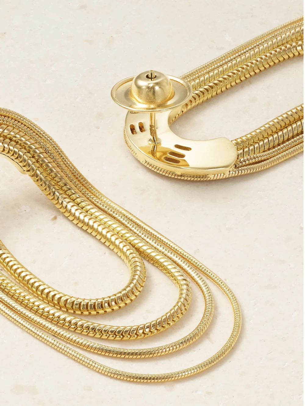 Back view of the Fernando Jorge 18-karat Gold Earrings