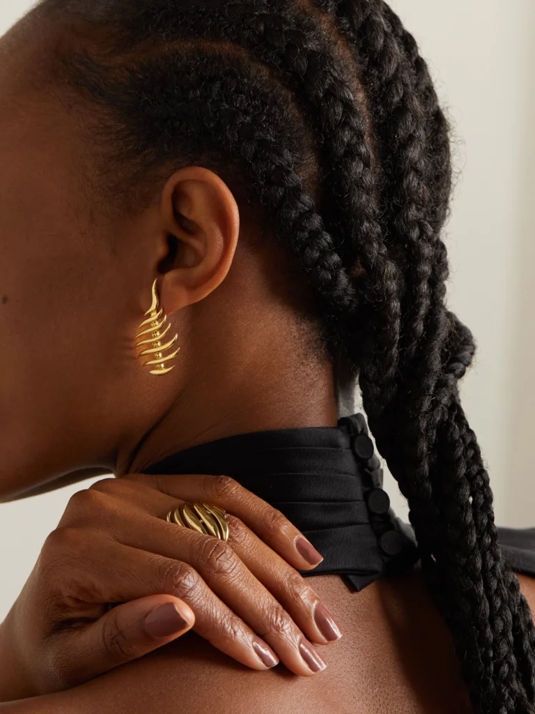 Fernando Jorge Flame Mini 18-karat Gold Earrings