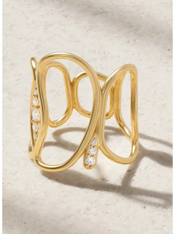 Fernando Jorge Fluid 18-karat Gold Diamond Ring