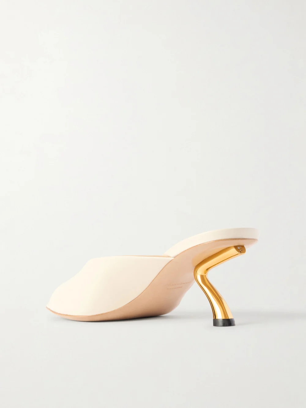 Back view of the Ferragamo Igea Leather Mules