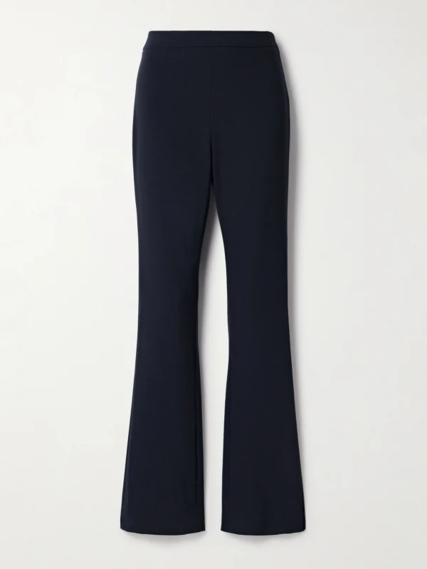 Fforme Jem Wool-blend Crepe Flared Pants