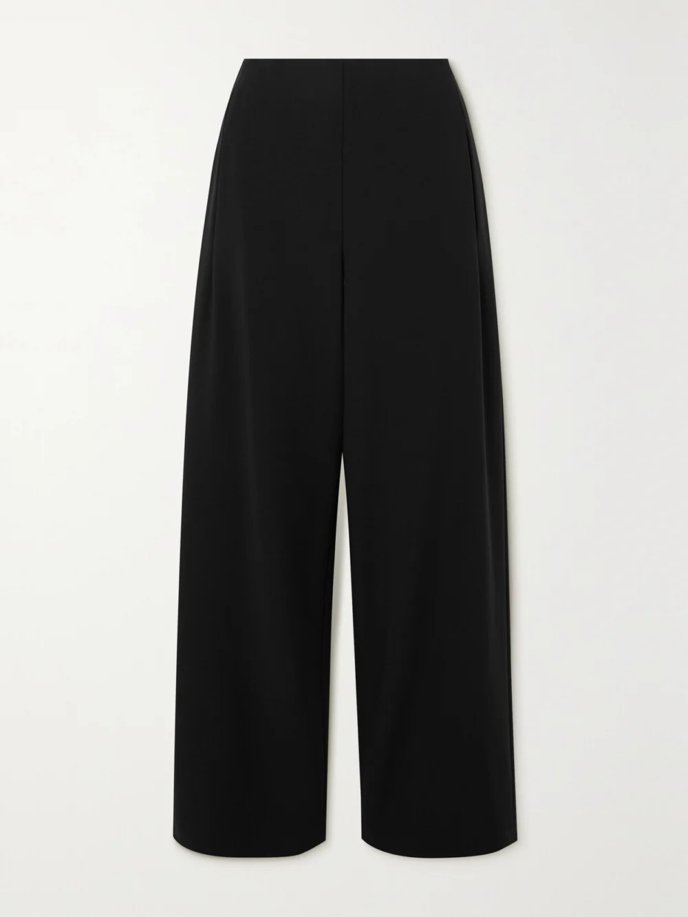 Fforme Larissa Wool-blend Twill Straight-leg Pants in black