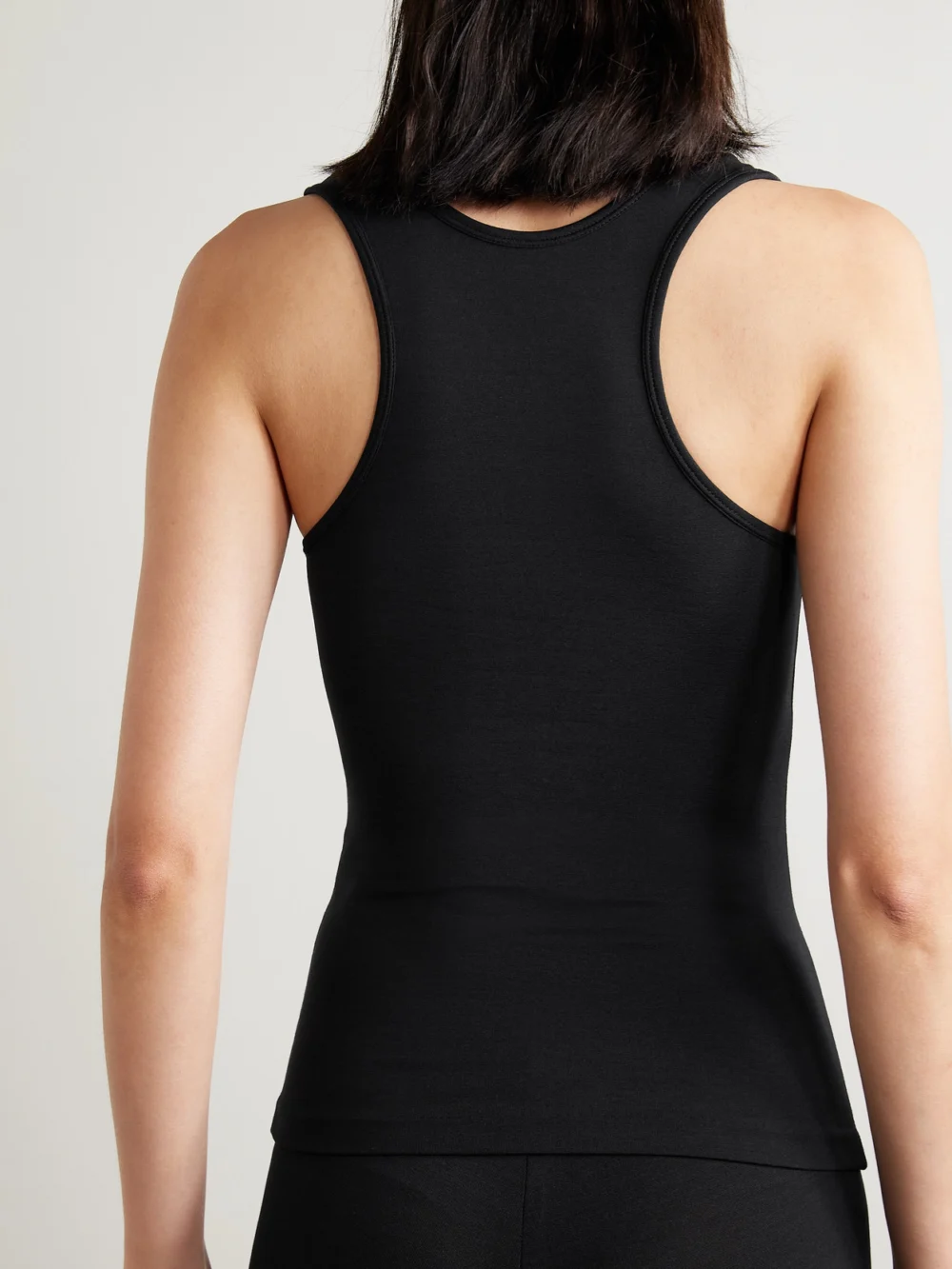 Back view of the Fforme Pari Stretch-silk Jersey Tank