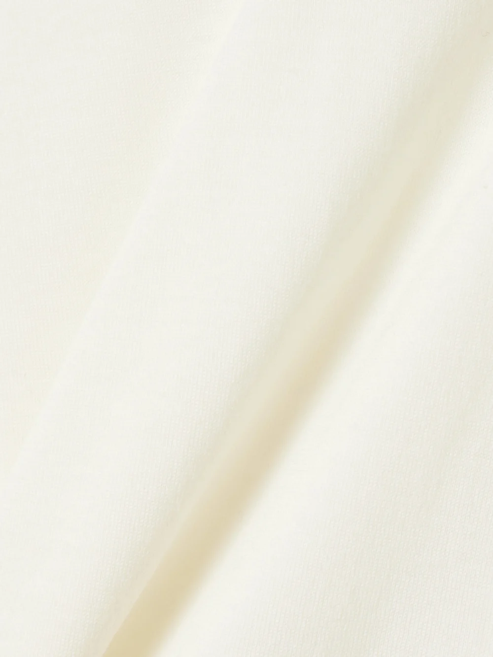 Close-up detail of the Fforme Quinn Wool T-shirt