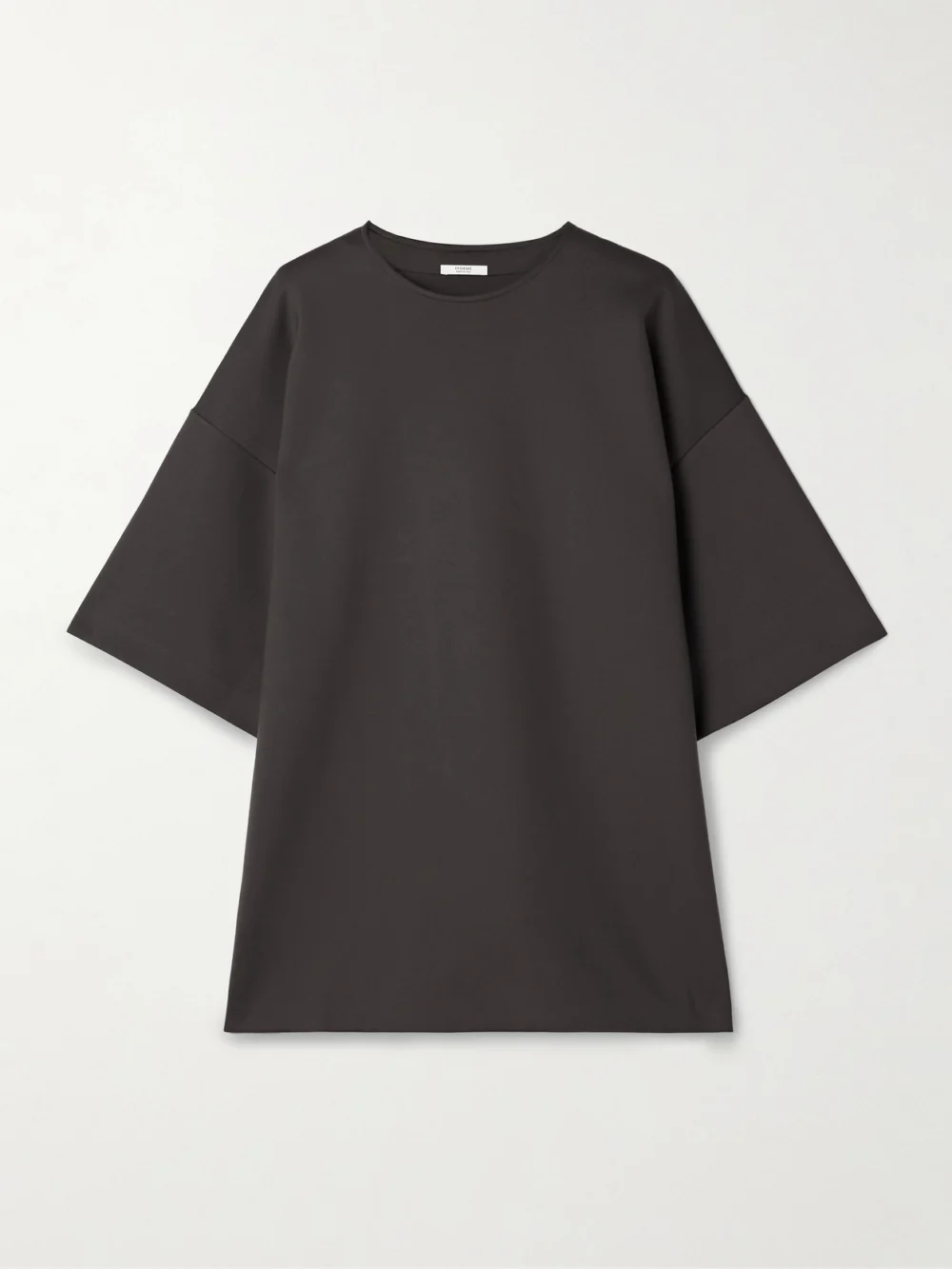 Fforme Stretch-ponte T-shirt in brown
