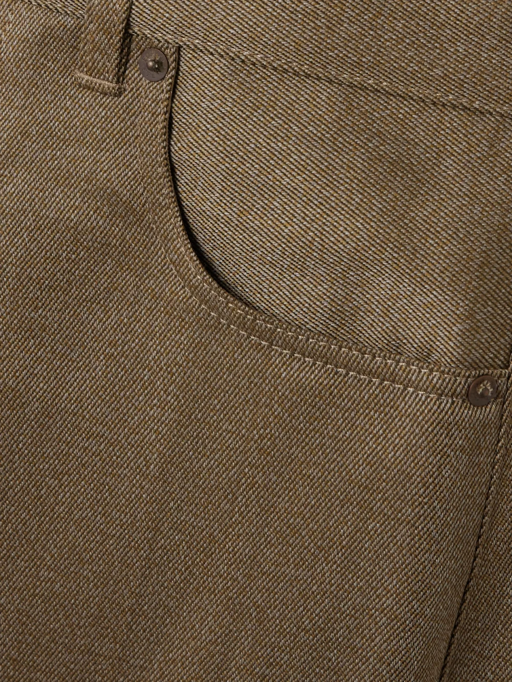 Close-up detail of the Fortela Jaron Wool-twill Pants