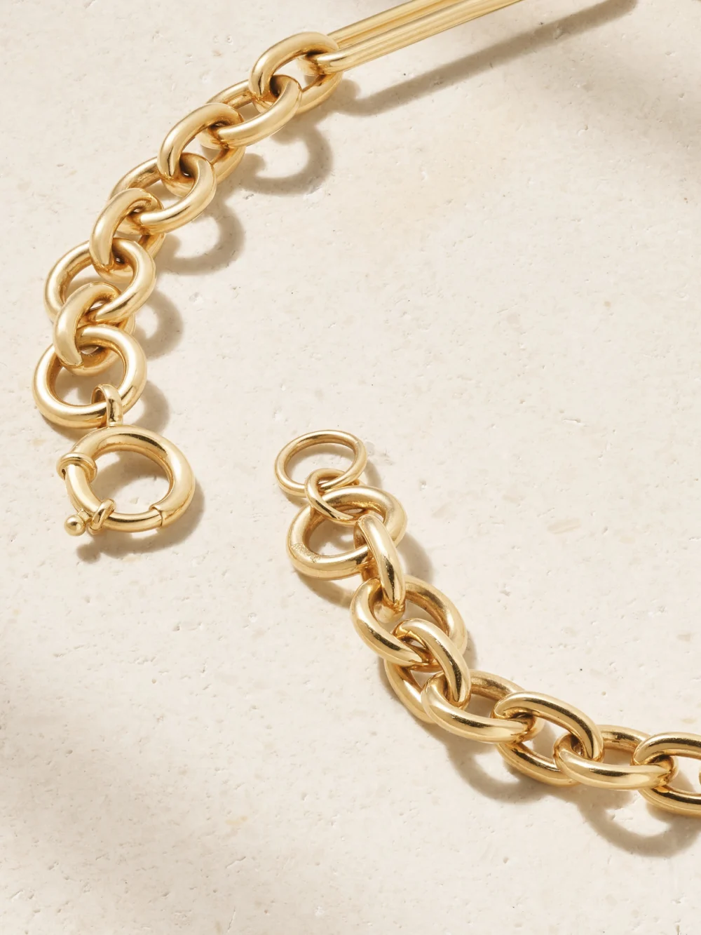 Back view of the FoundRae 18-karat Gold Diamond Necklace