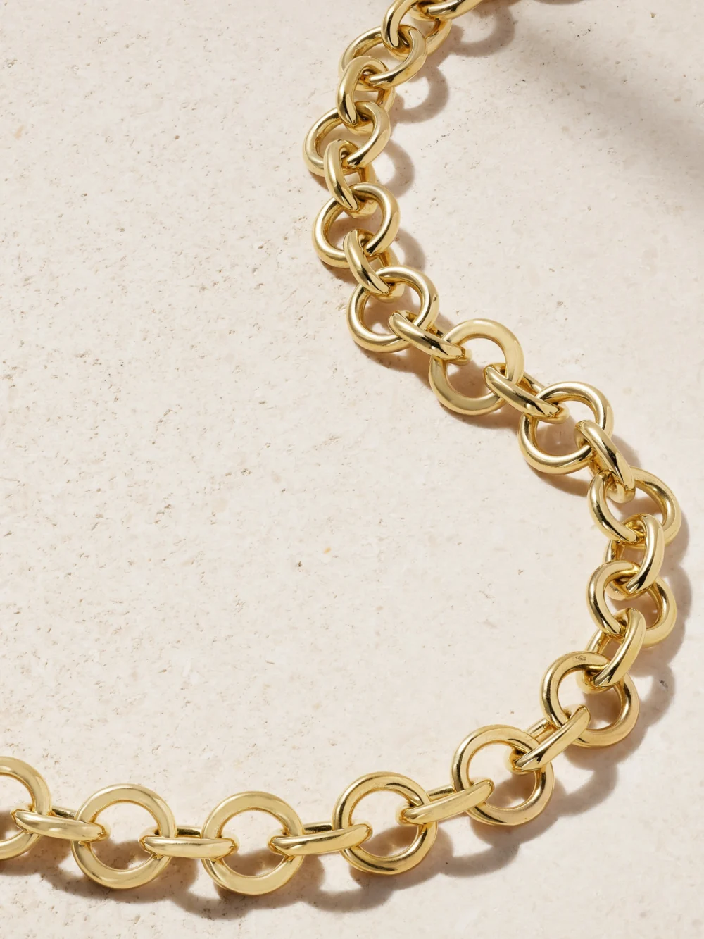 Close-up detail of the FoundRae 18-karat Gold Necklace