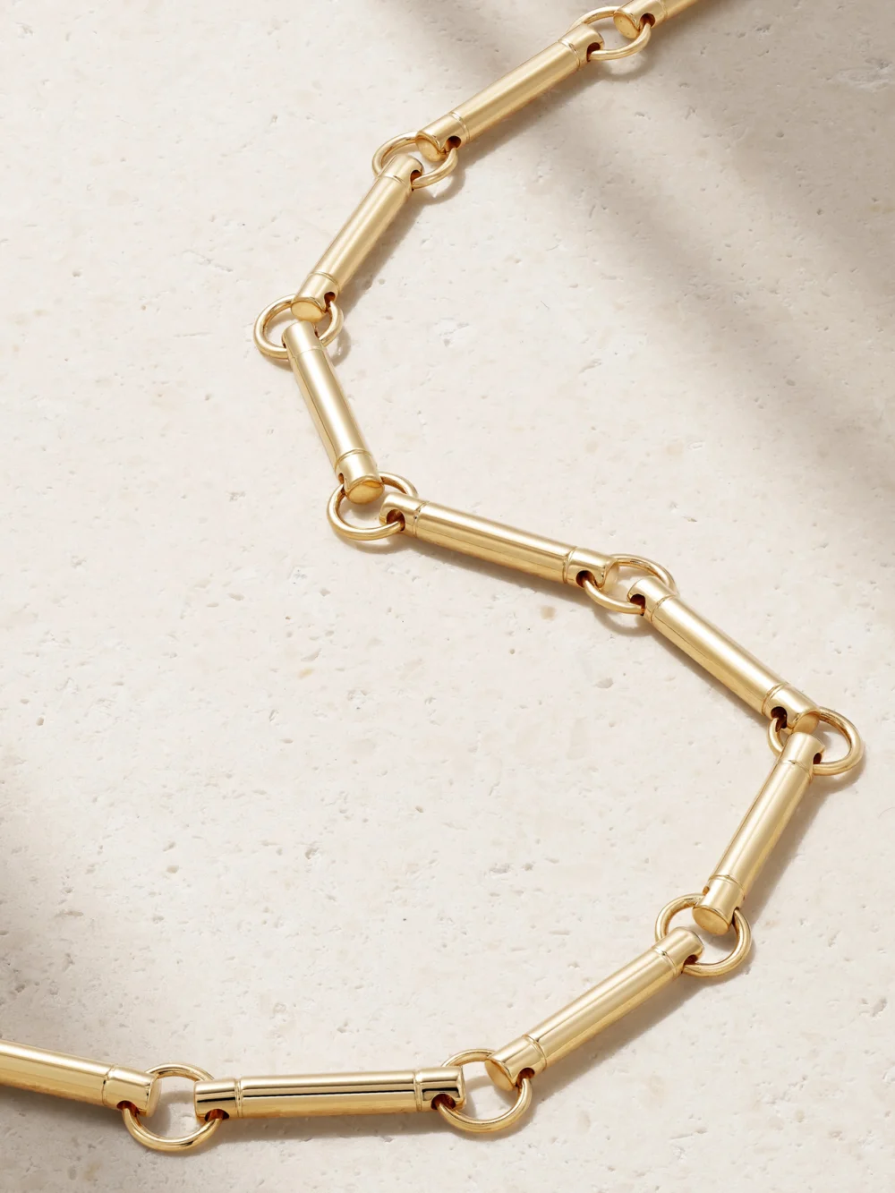Close-up detail of the FoundRae Element 18-karat Gold Necklace