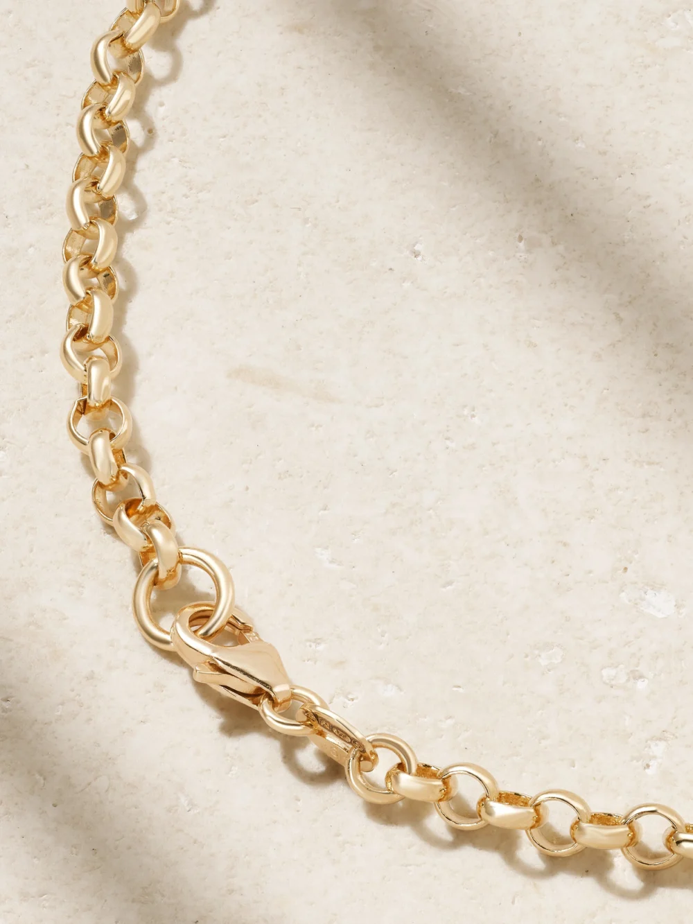 Back view of the FoundRae Medium 18-karat Gold Necklace