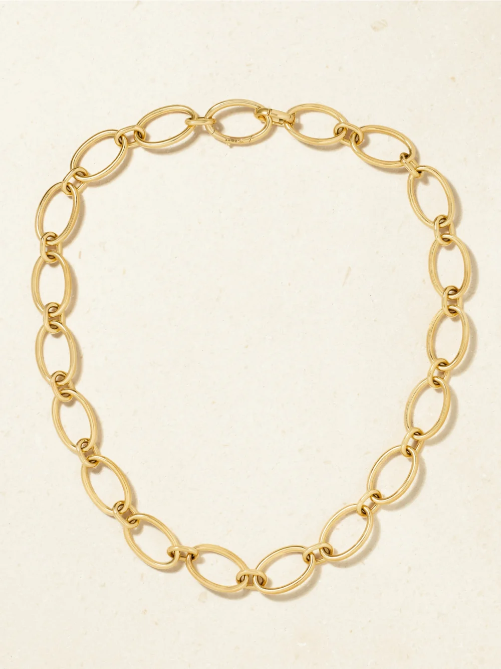 FoundRae Oval Link Chain 18-karat Gold Necklace