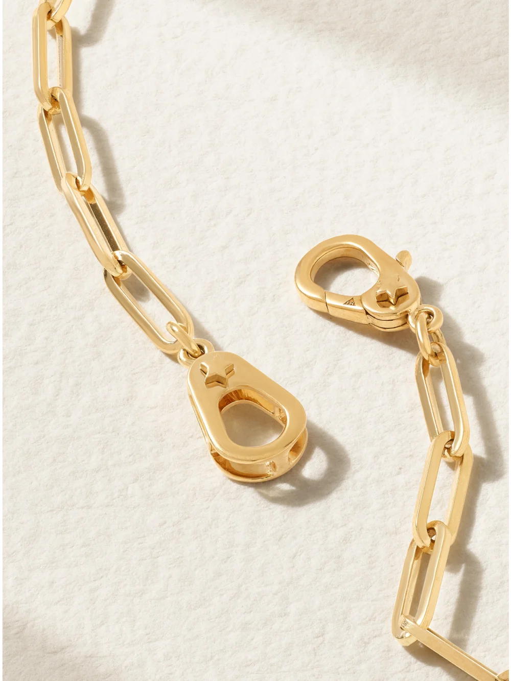 Back view of the FoundRae Sister Hook 18-karat Gold Necklace