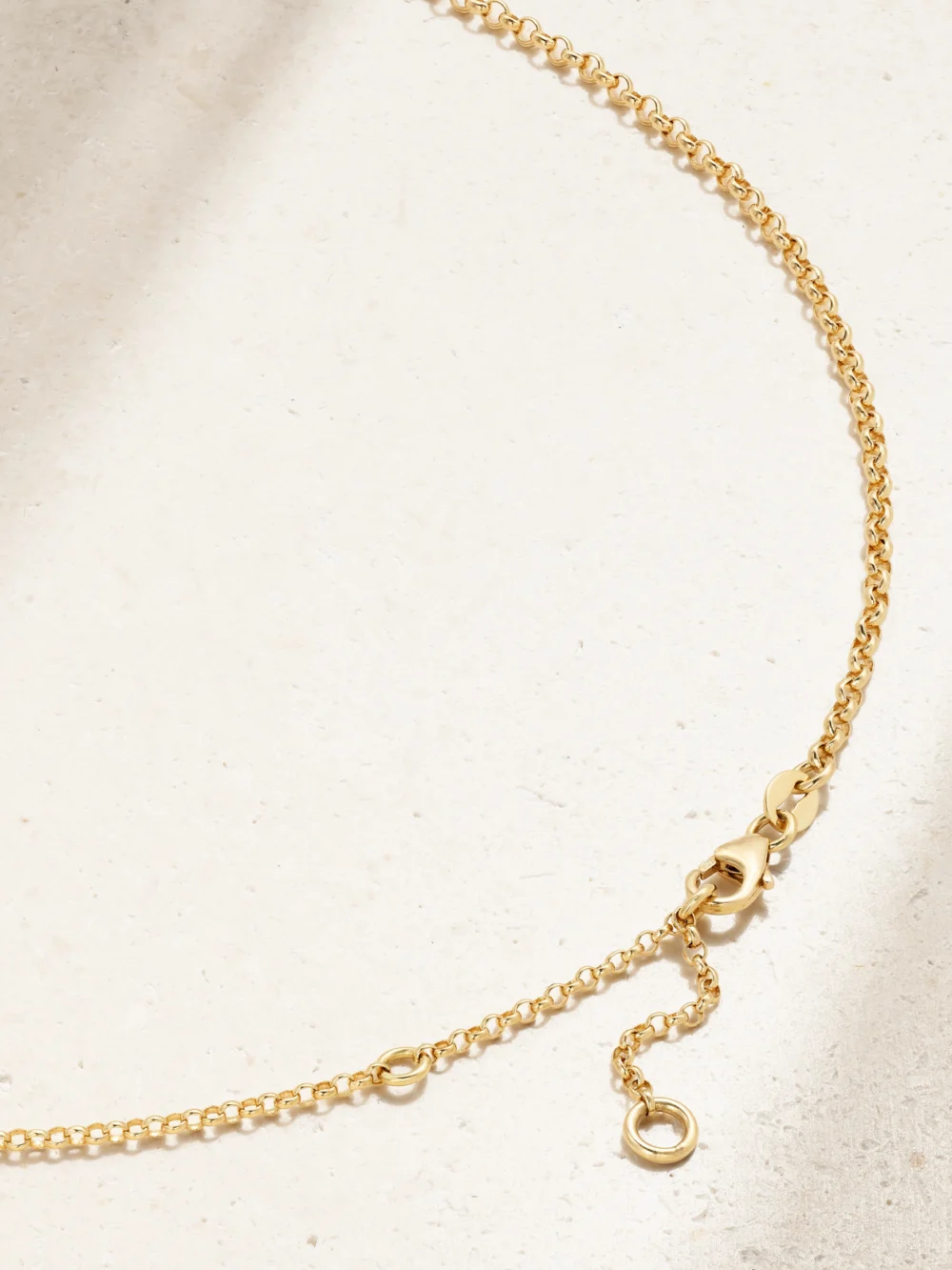 Back view of the FoundRae Wholeness 18-karat Recycled Gold Diamond Necklace