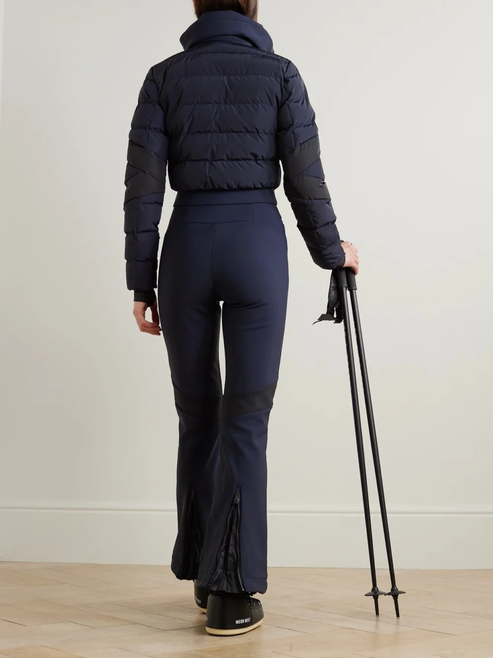 Back view of the Fusalp Clarisse Quilted Ski Suit