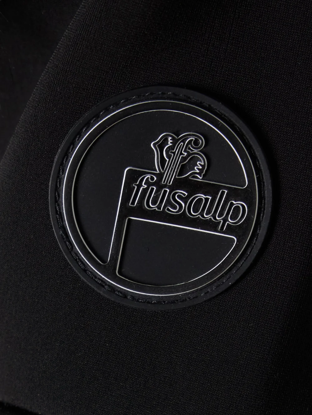 Close-up detail of the Fusalp Maeli Faux Fur-trimmed Hooded Ski Jacket