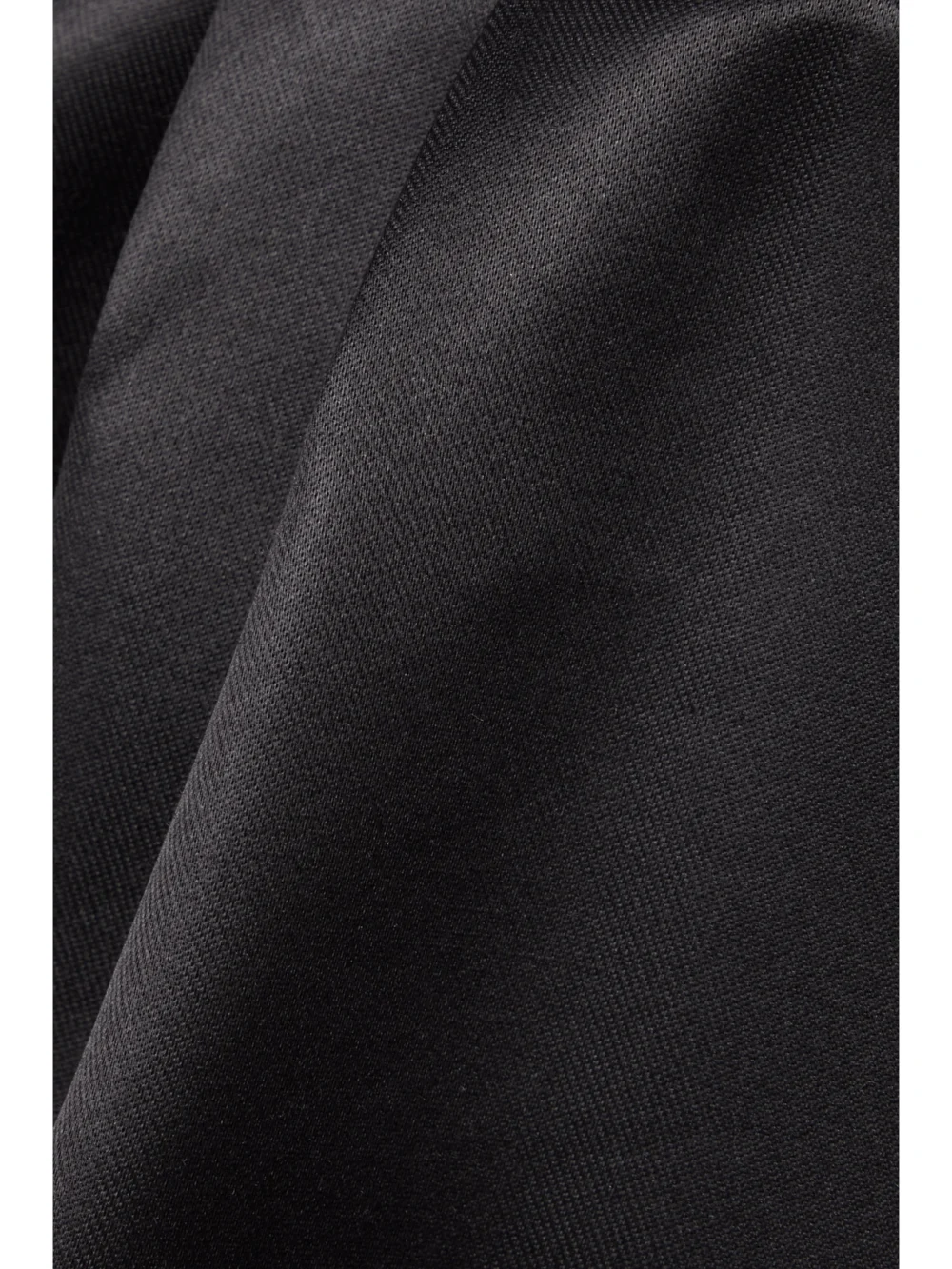 Close-up detail of the Gabriela Hearst Beatrice Organic Wool and Silk-blend Satin-twill and Silk-chiffon Dress