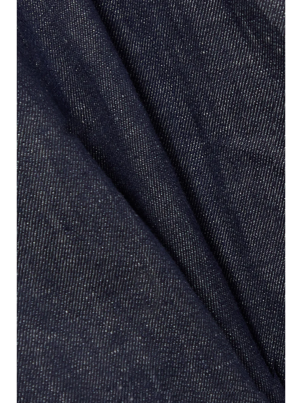 Close-up detail of the Gabriela Hearst Gail Linen-chambray Maxi Dress