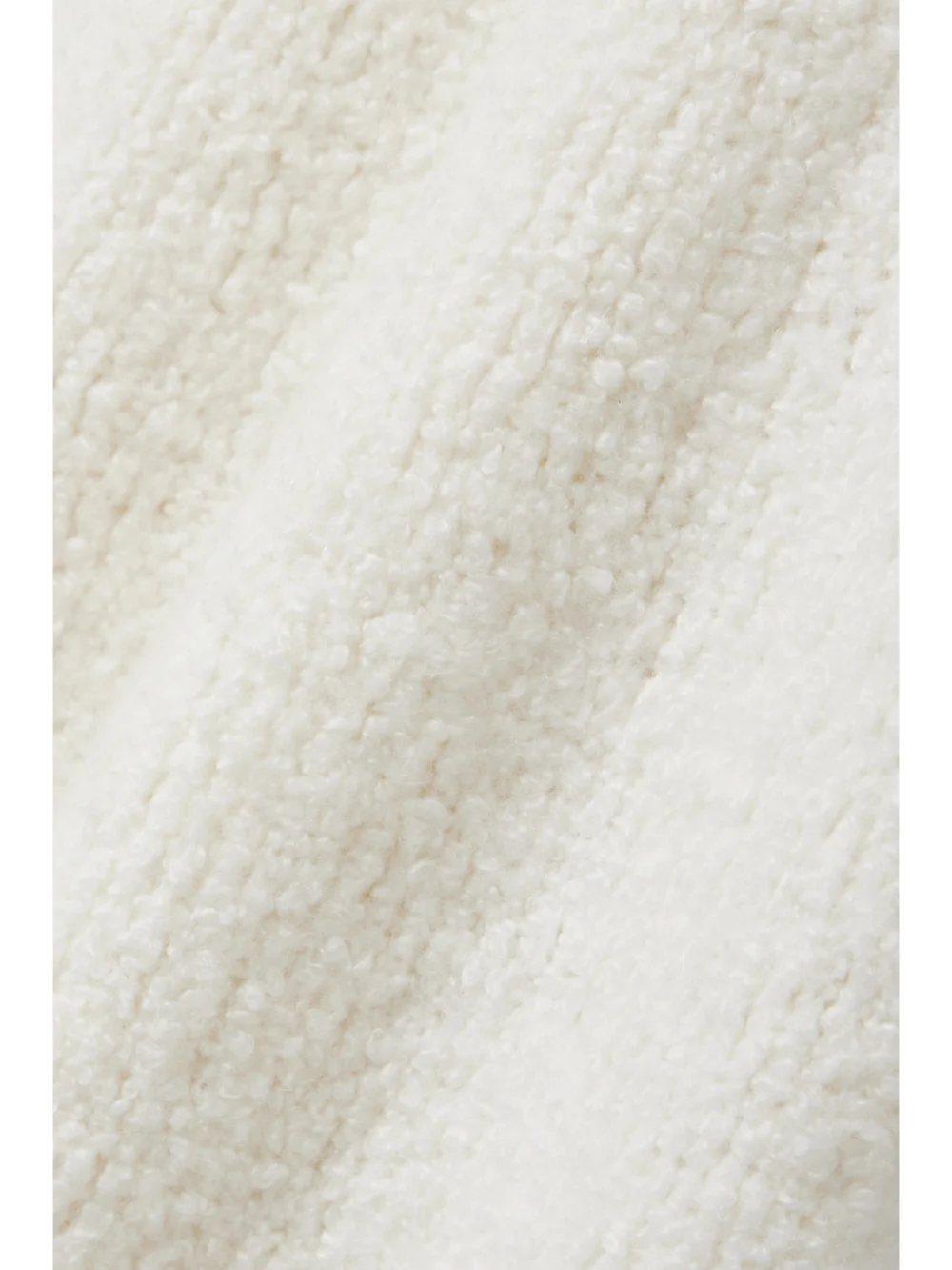 Close-up detail of the Gabriela Hearst Gertrude Belted Organic Cashmere and Silk-blend Bouclé Maxi Dress