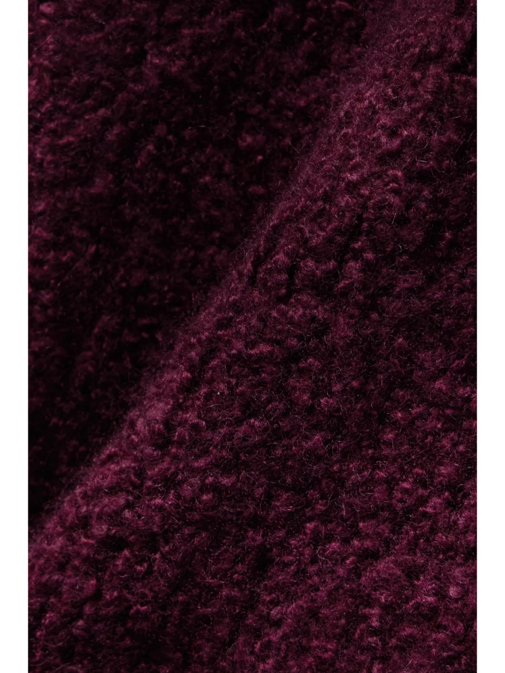 Close-up detail of the Gabriela Hearst Gertrude Belted Organic Cashmere and Silk-blend Bouclé Maxi Dress