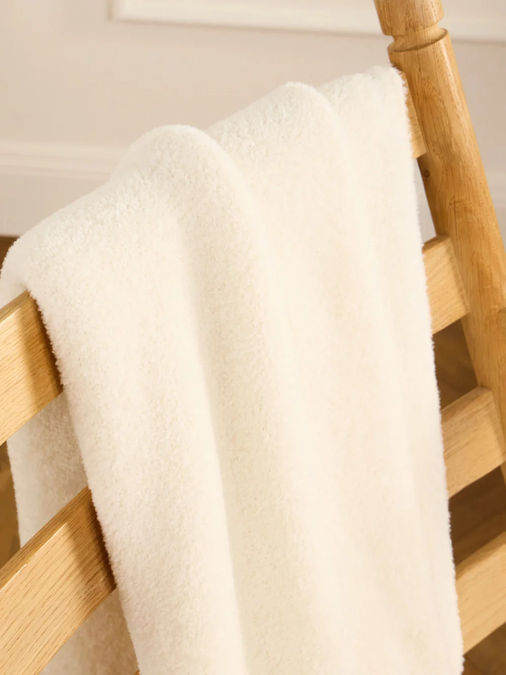 Close-up detail of the Gabriela Hearst Hallam Cashmere and Silk-blend Throw