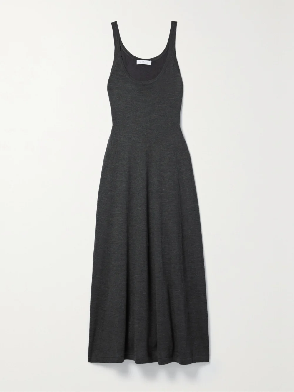 Gabriela Hearst Kallie Wool and Silk-blend Jersey Maxi Dress in black