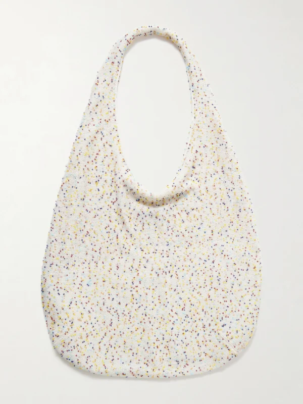 Gabriela Hearst Manasa Bead-embellished Cashmere Shoulder Bag