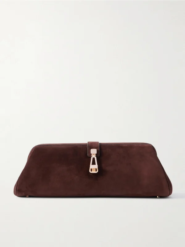Gabriela Hearst Paola Suede Clutch
