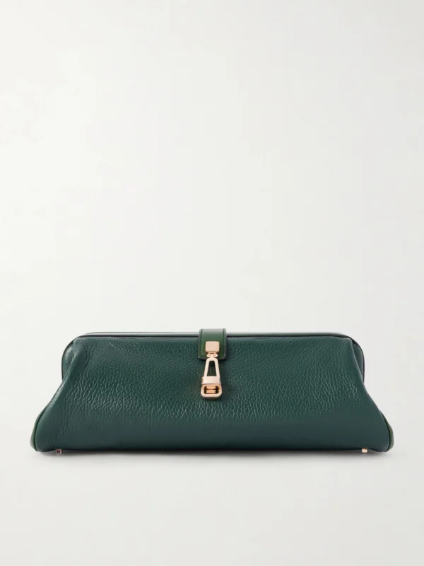 Gabriela Hearst Paola Textured-leather Clutch