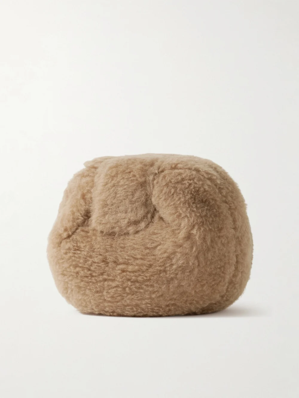 Back view of the Gabriela Hearst Soft Demi Wool, Silk and Cashmere-blend Clutch