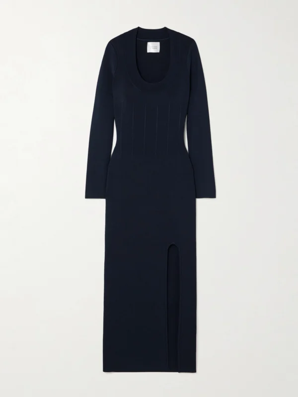 Galvan Atalanta Stretch-knit Midi Dress