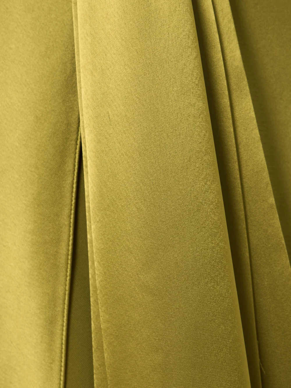 Close-up detail of the Galvan Emilie Tie-detailed Satin Gown
