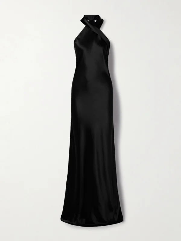 Galvan Pandora Satin Gown