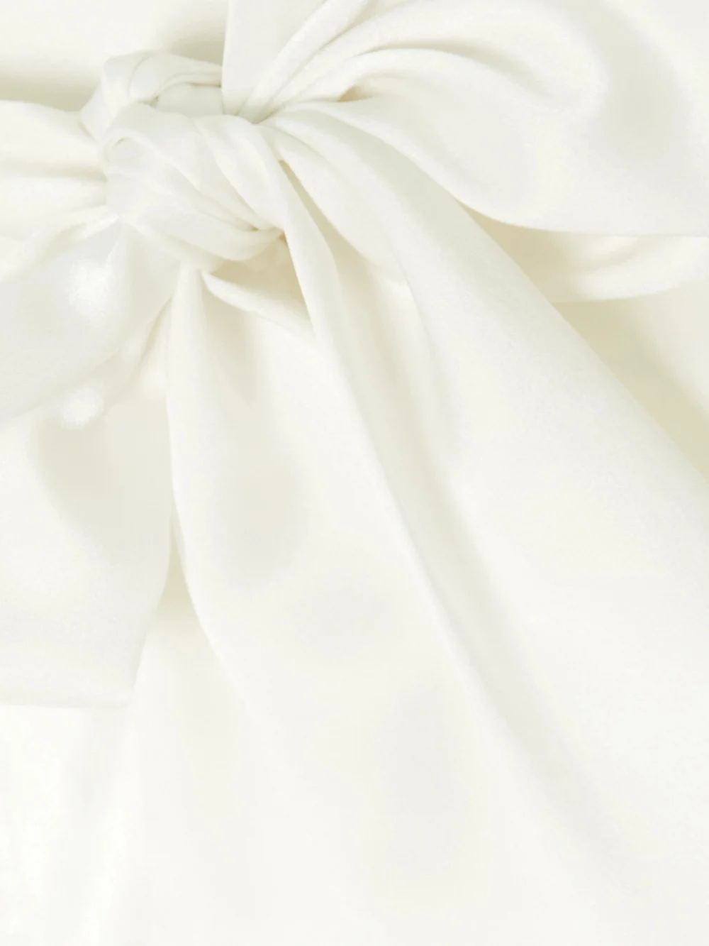 Close-up detail of the Galvan Sienna Halterneck Satin Midi Dress