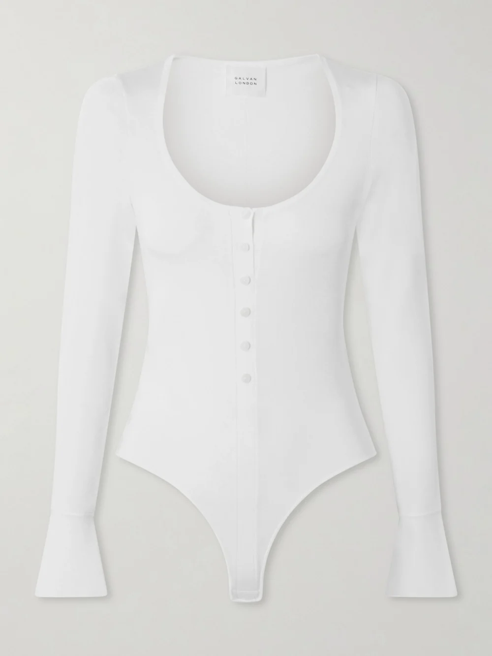 Galvan Stretch-jersey Bodysuit in white