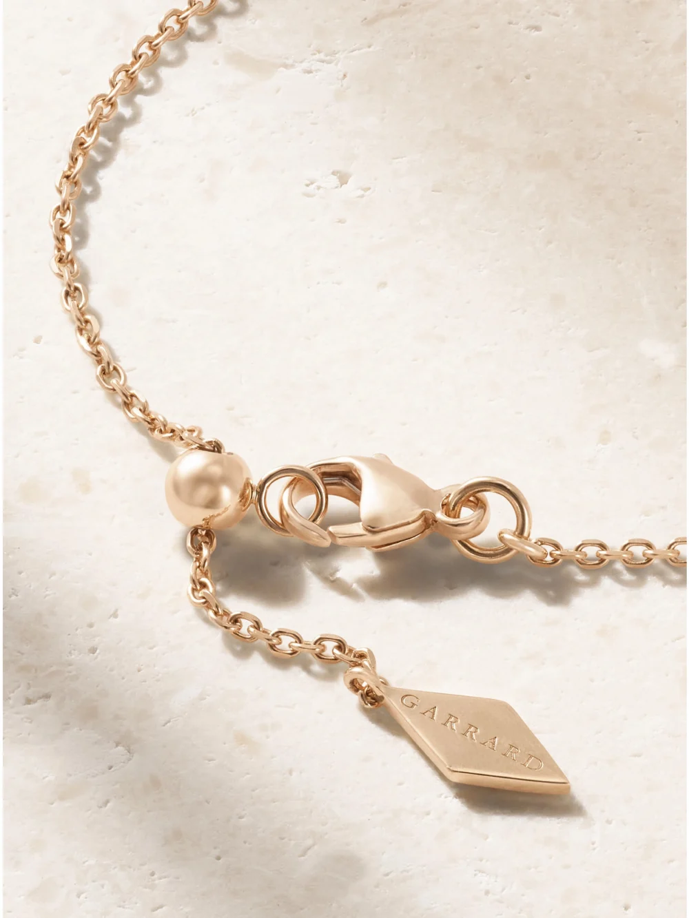Back view of the Garrard 18-karat Rose Gold and Diamond Necklace