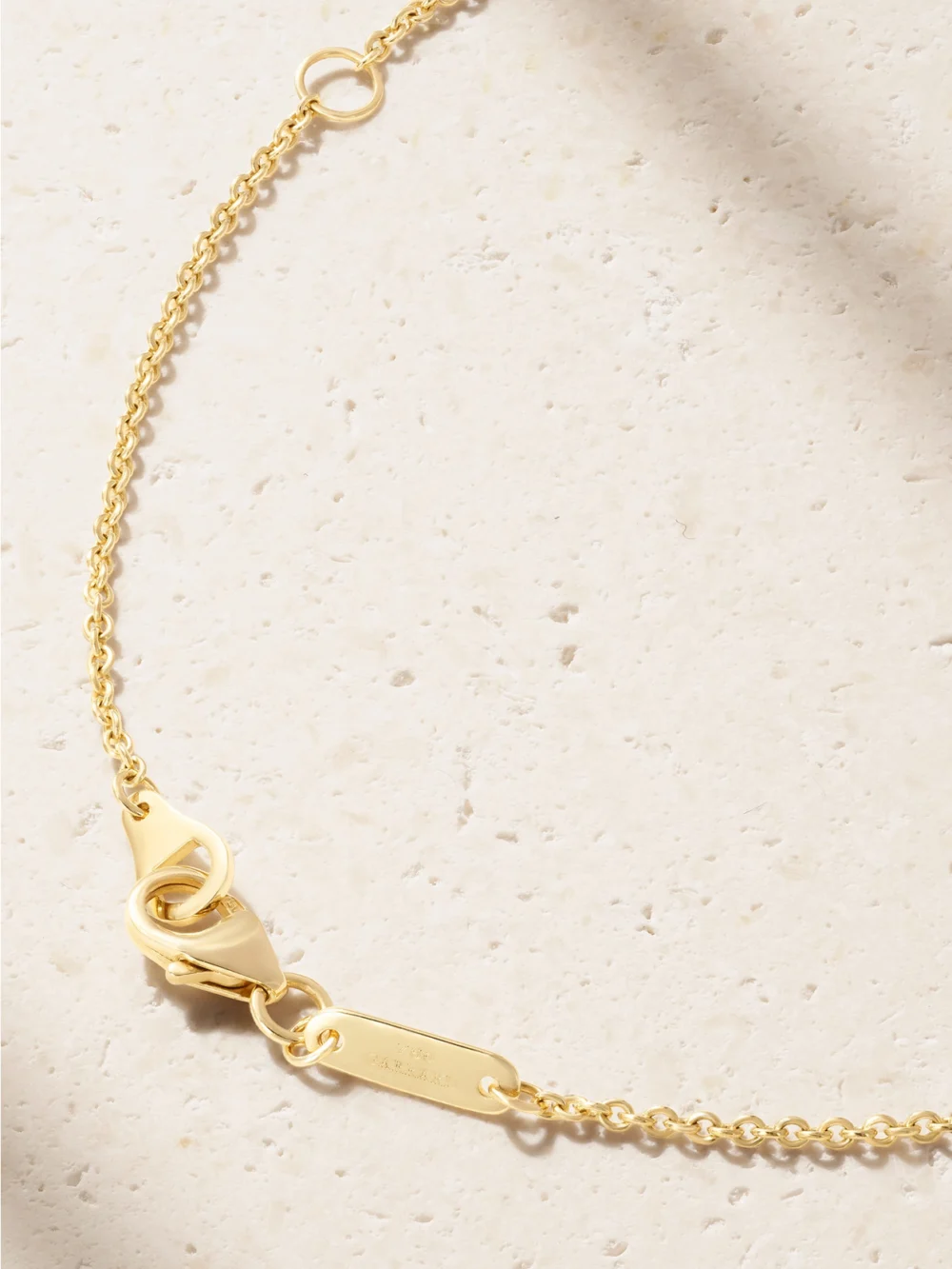 Back view of the Garrard Wings 18-karat Gold, Diamond and Enamel Necklace