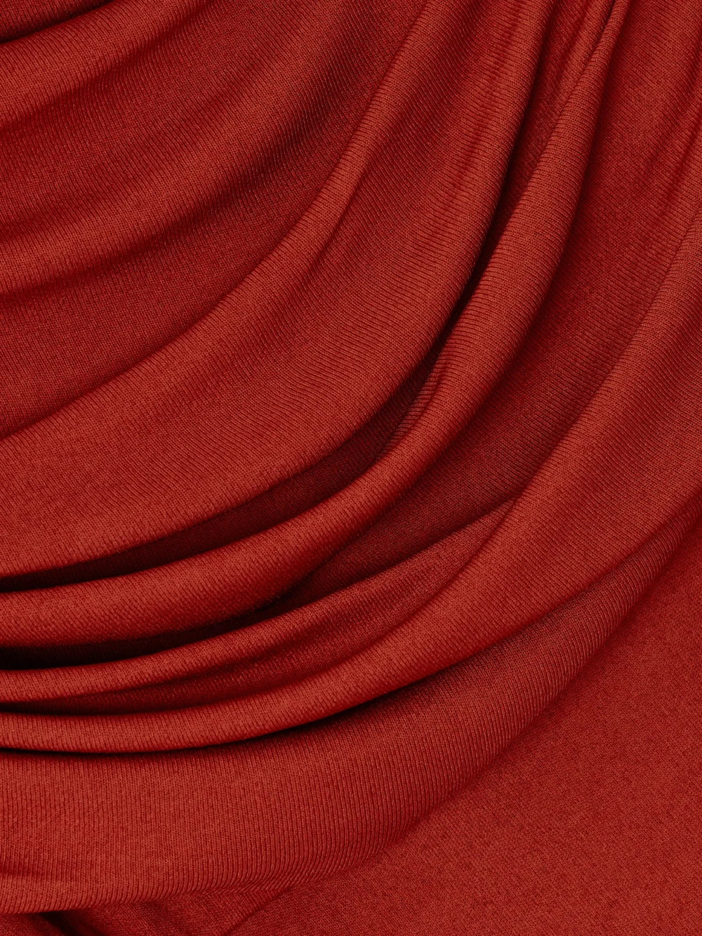 Close-up detail of the Giambattista Valli One-shoulder Draped Jersey Gown