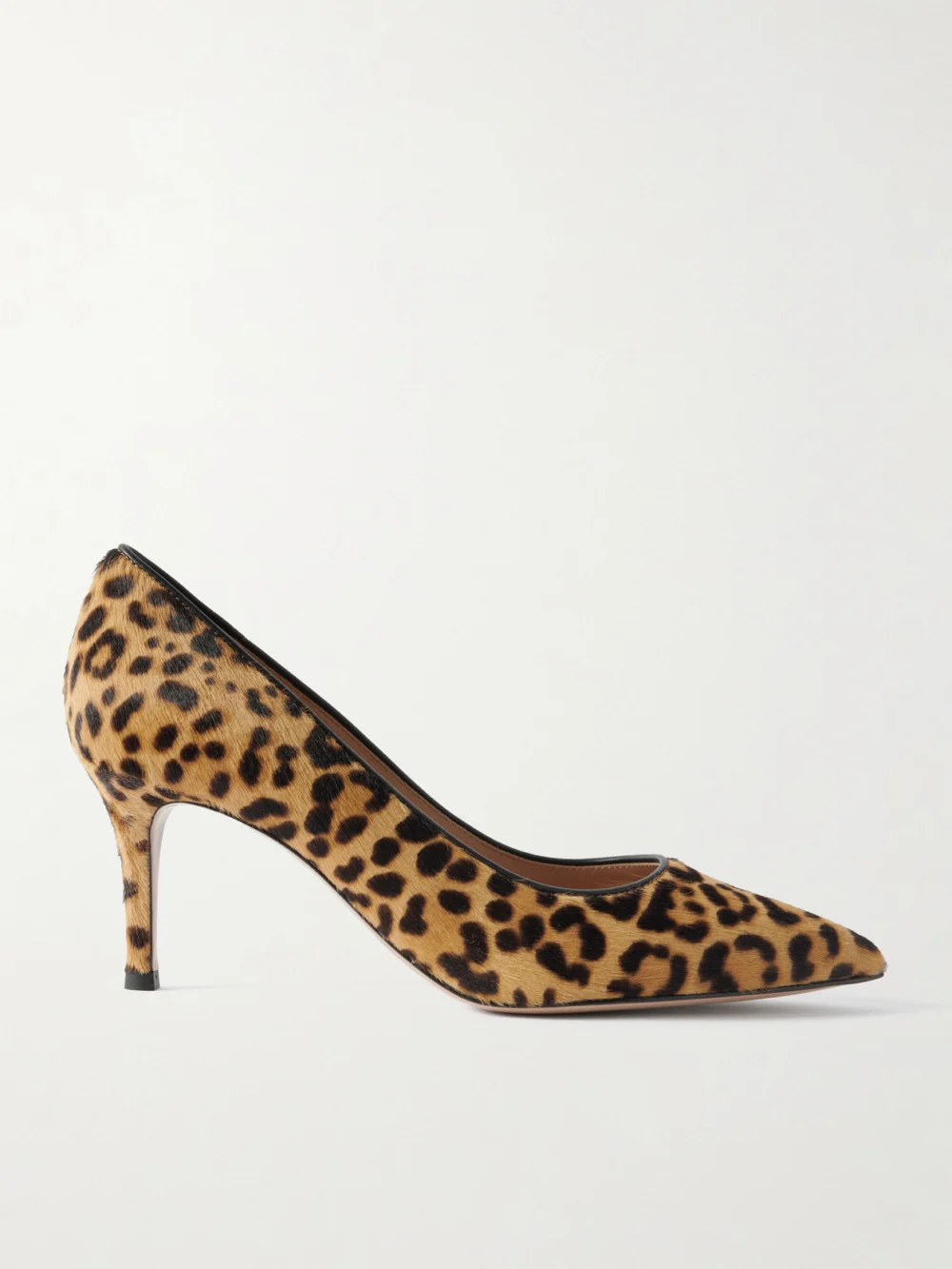 Gianvito Rossi 70 Leopard-print Calf Hair Pumps in leopard print