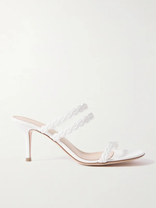 Gianvito Rossi Kai 75 Leather Mules