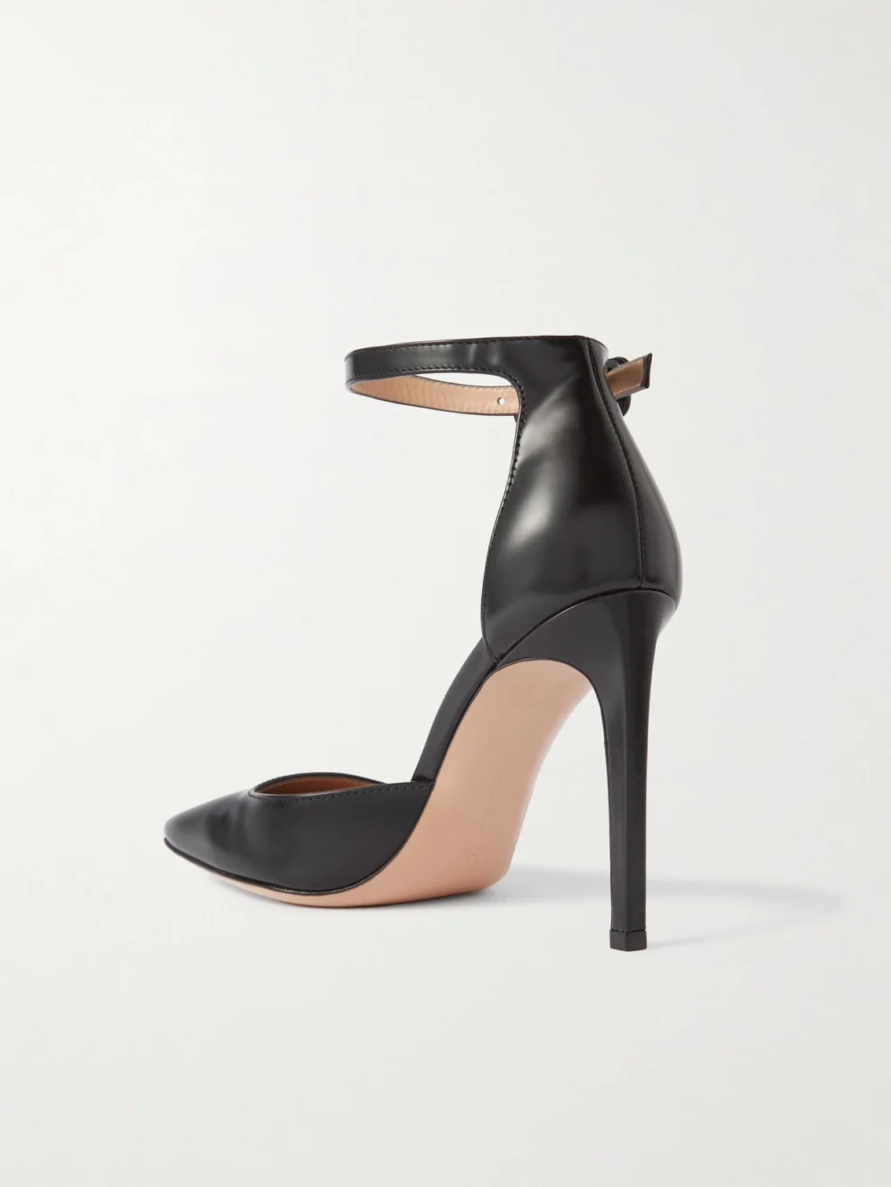 Back view of the Gianvito Rossi Tokio Glossed-leather Pumps