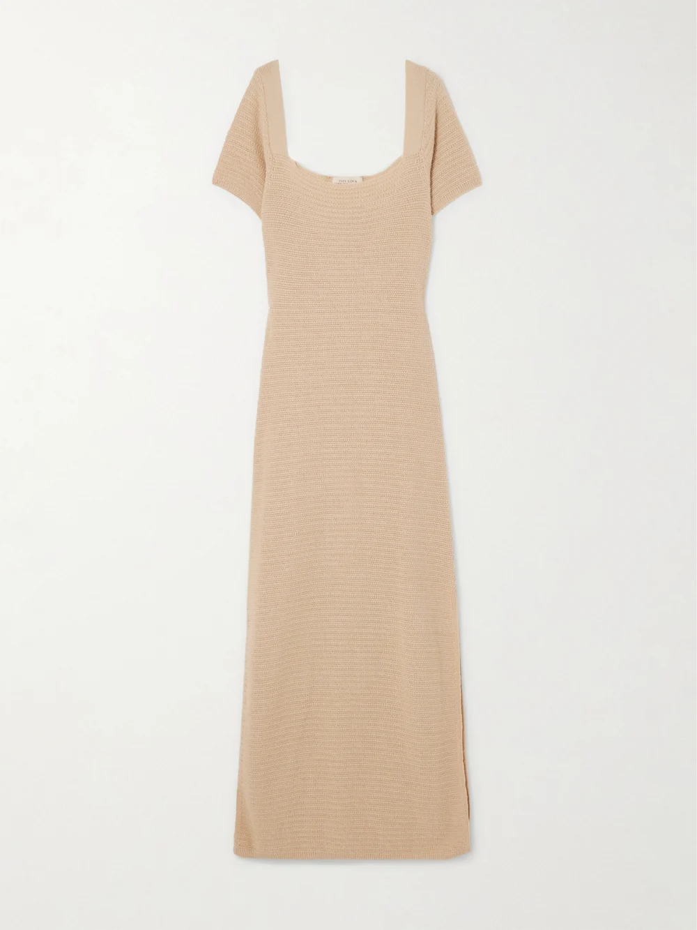 Giuliva Heritage Cotton Maxi Dress in beige